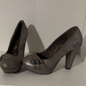 Chic Gray Women's Heels